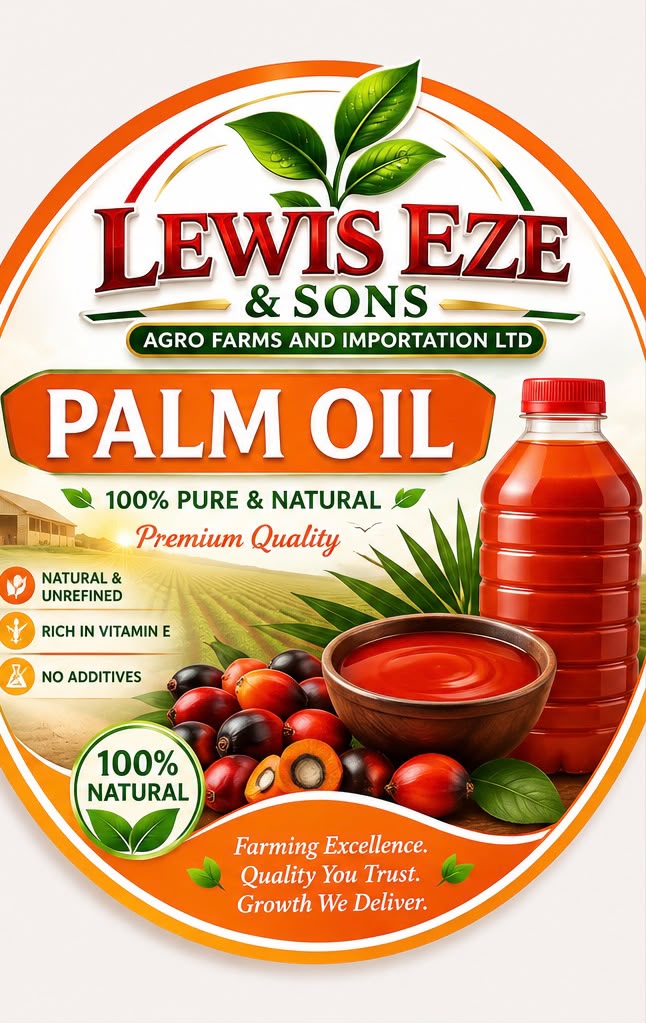 Sealed Palm Oil